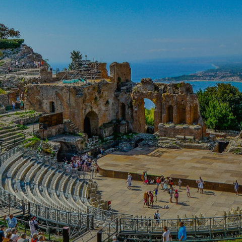 Ancient greek theater of Taormina